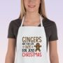 Gingers Are For Life Apron, thumbnail 3 of 11