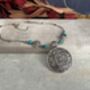 Turquoise And Silver Statement Necklace, thumbnail 1 of 7