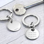 Personalised Sterling Silver Key Fob, thumbnail 1 of 6