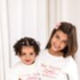 'Big Sister/Little Sister' Embroidered Bow Detail Sweatshirt, thumbnail 2 of 10