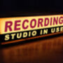 Illuminated Studio Recording Sign, thumbnail 1 of 2