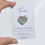 Rainbow Fluorite Pocket Heart Gift For Focus And Study, thumbnail 1 of 4