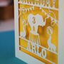 Personalised Papercut Circus Birthday Card, thumbnail 9 of 9