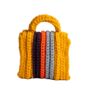 Multicoloured Crochet Knit Hand Bag, thumbnail 5 of 5