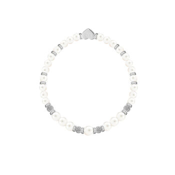 Thank You For Everything Wedding Gift Freshwater Pearl Bracelet In Flower Box, 2 of 3