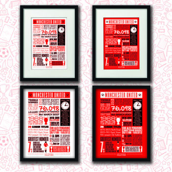 Manchester United Football Club Personalised Print, 3 of 5