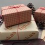 Retro Christmas Personalised Name Wrapping Paper Set, thumbnail 8 of 10