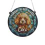 Poodle Red Memorial Suncatcher, thumbnail 2 of 6