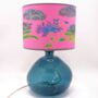 Recycled Blown Glass Lamp | 39cm | Nine Colours, thumbnail 1 of 9