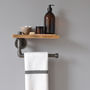 Industrial Towel Rail And Shelf, thumbnail 1 of 6