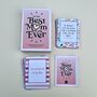 For The Best Mum Ever Affirmation Cards And Stand, thumbnail 2 of 3