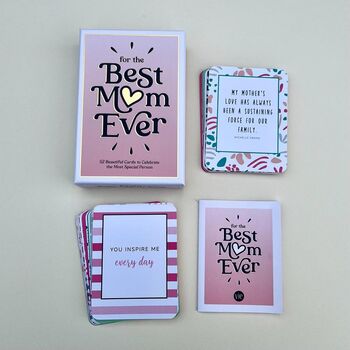 For The Best Mum Ever Affirmation Cards And Stand, 2 of 3