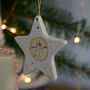 Christmas Illustrated Star Hanging Decoration, thumbnail 3 of 5