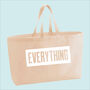 Everything Premium Canvas Oversized Tote Bag, thumbnail 6 of 9