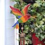 Colourful Hummingbird Garden Wind Chime, thumbnail 3 of 3