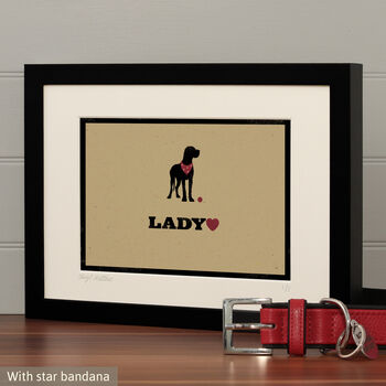 Personalised Great Dane Print For One Or Two Dogs, 6 of 12