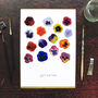 Viola Pansy Art Print, thumbnail 7 of 7