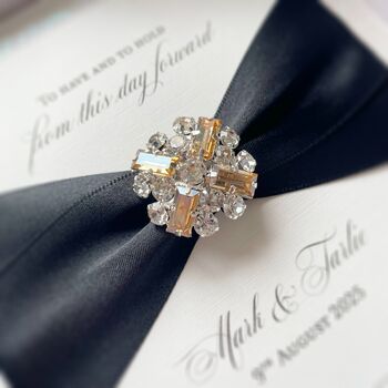 Personalised Wedding Card. Personalised Luxury Design In A Box, 7 of 12