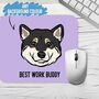 Personalised Shiba Inu Mouse Mat, thumbnail 2 of 4