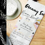 Personalised Own Recipe With Photo Tea Towel, thumbnail 2 of 3