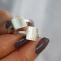 Personalised Square Affirmation Ring, thumbnail 1 of 8