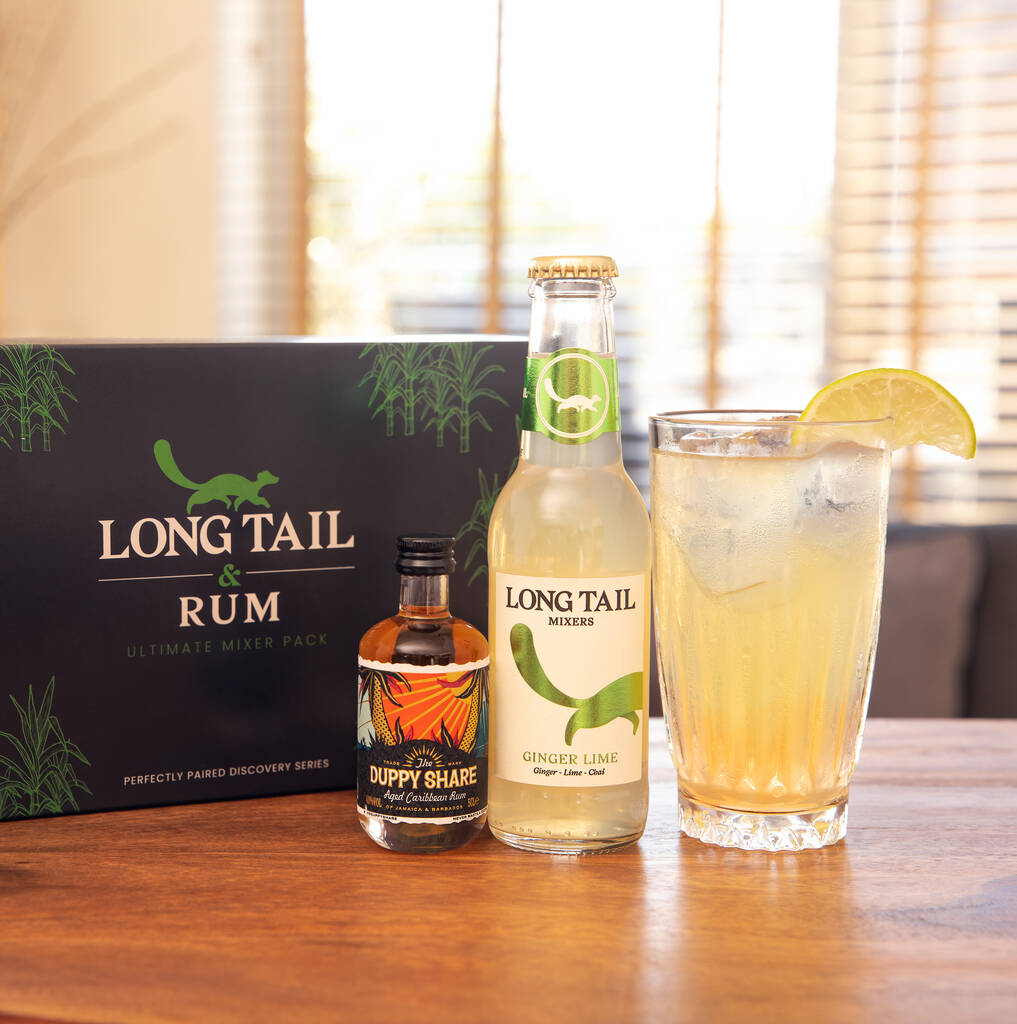 Rum And Mixer Ultimate Gift Box By Long Tail Mixers