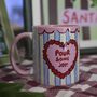 Pour Some Joy Mug – Cute Heart Coffee Cup, thumbnail 3 of 5