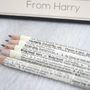 Personalised Teacher Gift Dictionary Pencils, thumbnail 2 of 7
