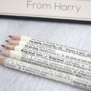 Personalised Teacher Gift Dictionary Pencils, 2 of 7