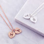Personalised Initial Pierced Heart Necklace, thumbnail 5 of 5