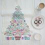 'Oh Christmas Tree' Linen T Towel, thumbnail 3 of 4