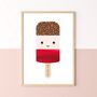 You're Fab Ice Lolly Metallic Children's Print, thumbnail 5 of 9