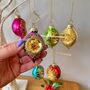 Vintage Style Glass Bauble Set, thumbnail 1 of 4