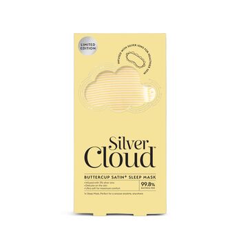 Silver Cloud Satin Frilly Sleep Mask Buttercup Collection, 2 of 4