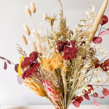 Eucalyptus And Protea Dried Flower Bouquet, 2 of 4