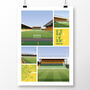 Norwich City Views Of Carrow Road Poster, thumbnail 2 of 7