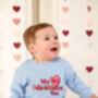 'Cutest Valentine' Personalised Embroidered Sweatshirt Jumper, thumbnail 6 of 7