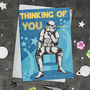 Original Stormtrooper Thinking Of You Card, thumbnail 1 of 3