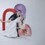 Personalised Bride And Groom Portrait In Watercolour, thumbnail 5 of 7