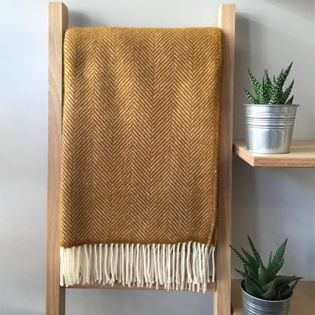 herringbone throw by housekeeping | notonthehighstreet.com