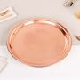 'Thankful' Etched Copper Lazy Susan Bar Tray, thumbnail 9 of 12