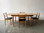 Mid Century Dining Table And Four Chairs By Schreiber, thumbnail 1 of 12
