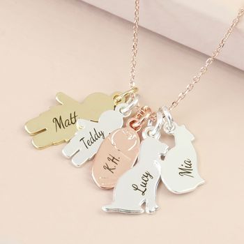 Personalised Family Necklace, 2 of 11