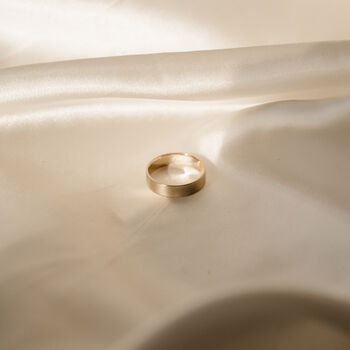9ct Gold 5mm Flat Wedding Ring, 4 of 4