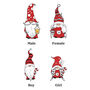Personalised Gonk Family Christmas Wooden Mantel Decoration, thumbnail 3 of 5