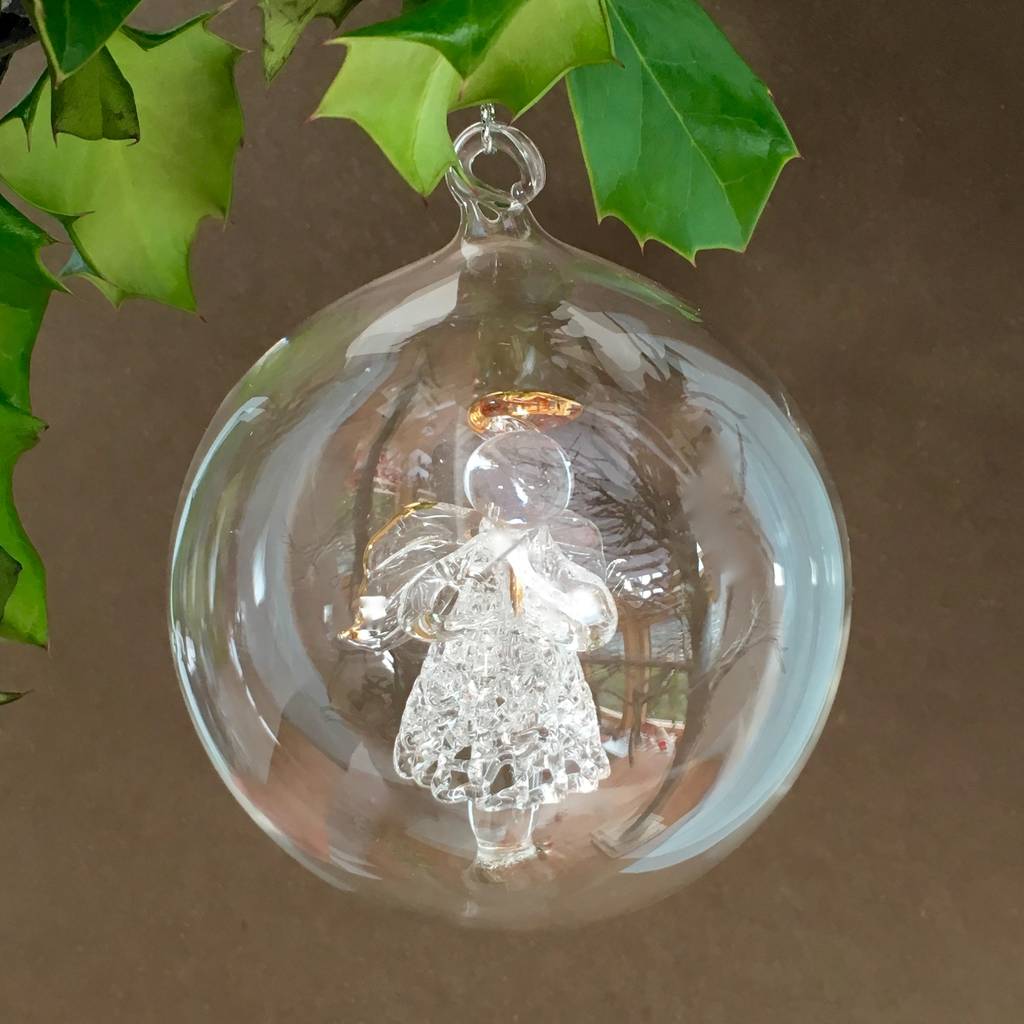 Christmas Tree Glass Bauble By Pink Pineapple Home & Gifts ...
