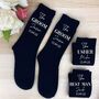 Personalised Groomsmen Gifts Groom Wedding Socks, thumbnail 8 of 9