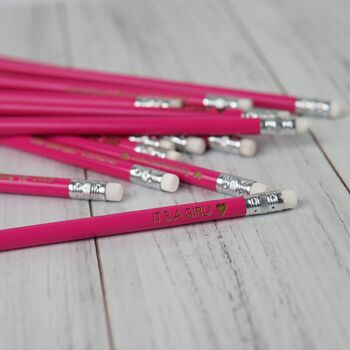Personalized Pink Pencils, 6 of 11