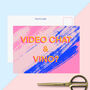 Video Chat And Vino Lockdown Postcard, thumbnail 1 of 2