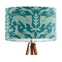 Beasts Turquoise Lampshade, thumbnail 3 of 4
